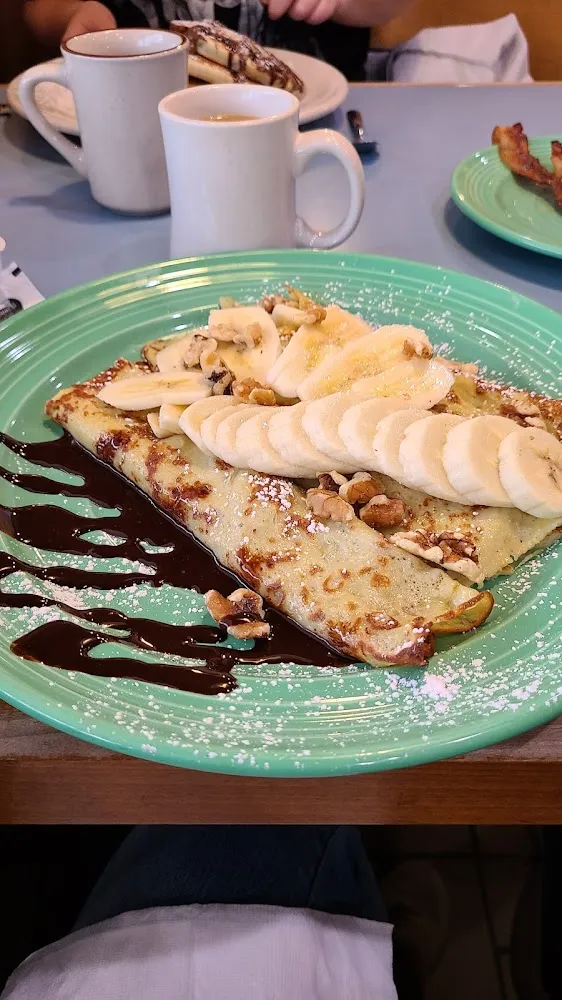 Banana Walnut Crepes